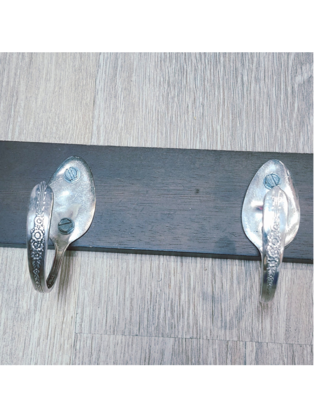 Rustic Spoon hanger shelf Handmade home decor - Picture 2 of 4